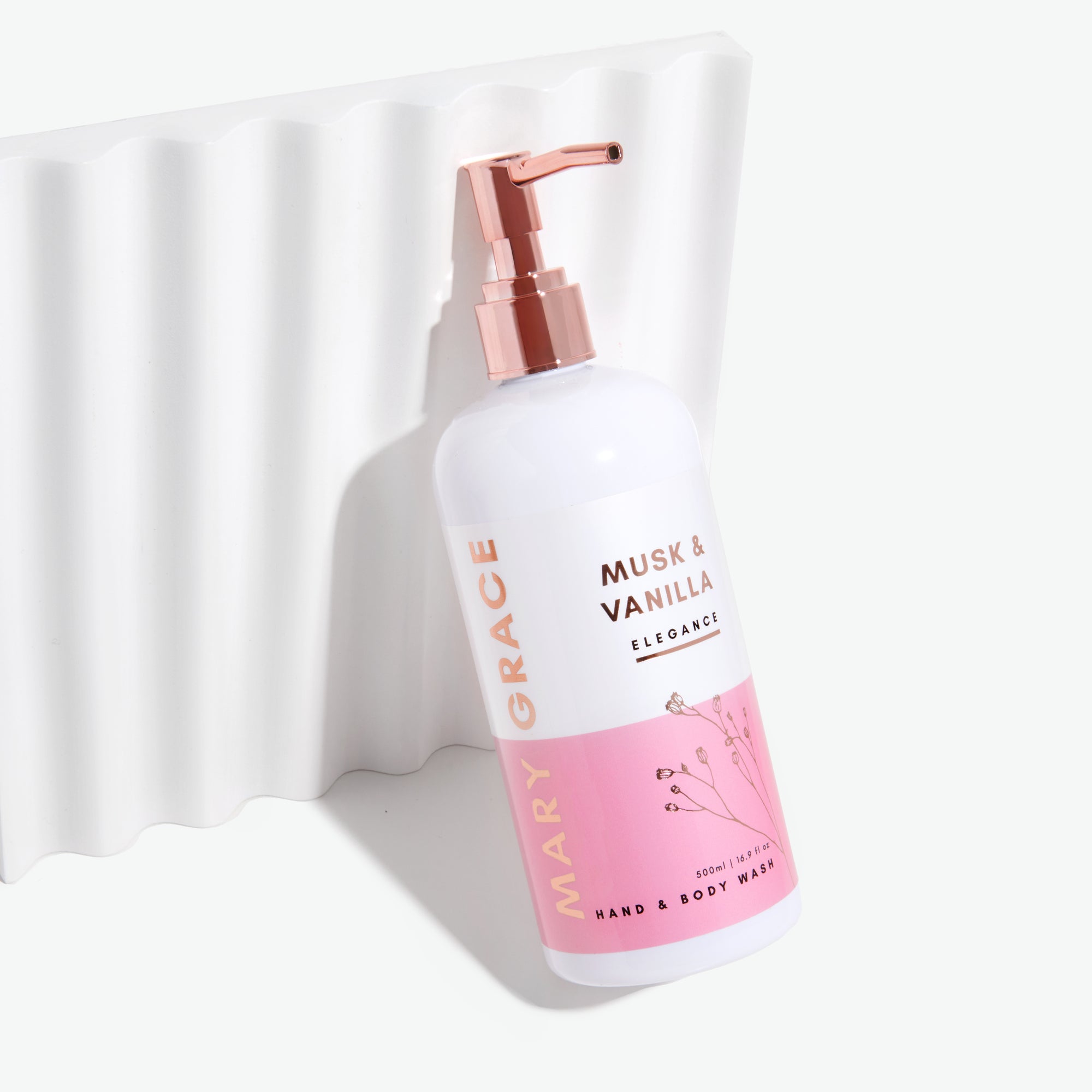 Musk & Vanilla 500ml Hand & Body Wash 500ml (4 Pack)