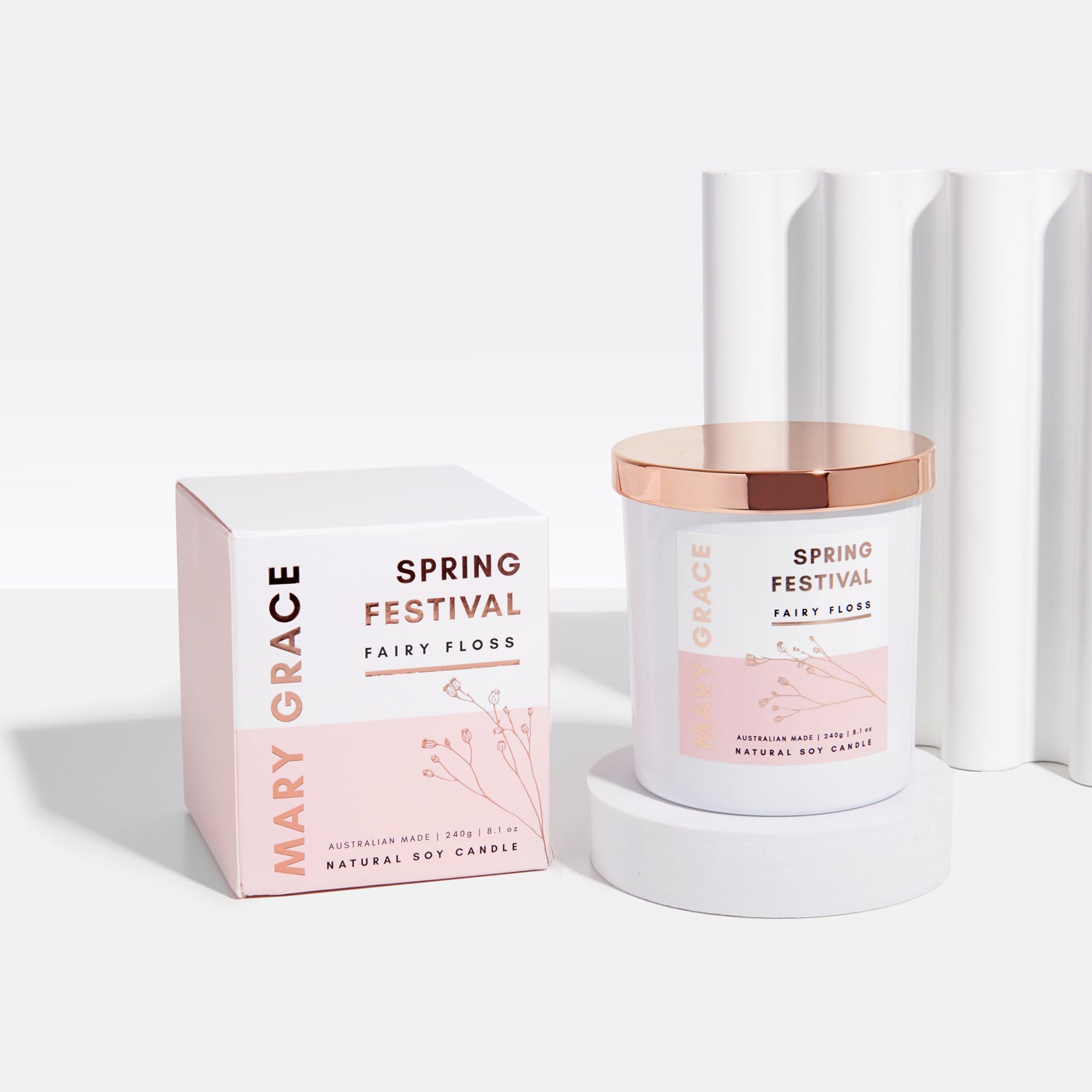 Spring Festival - Fairy Floss Jar Candle (4 Pack)