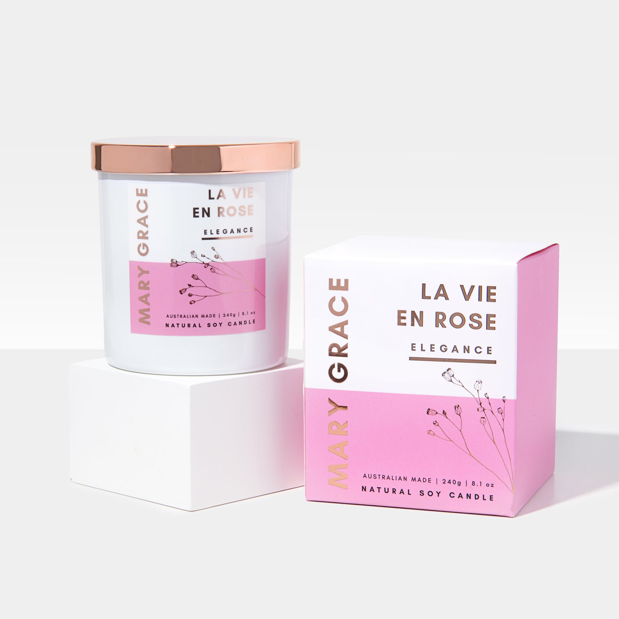 La Vie En Rose Jar Candle (4 Pack)