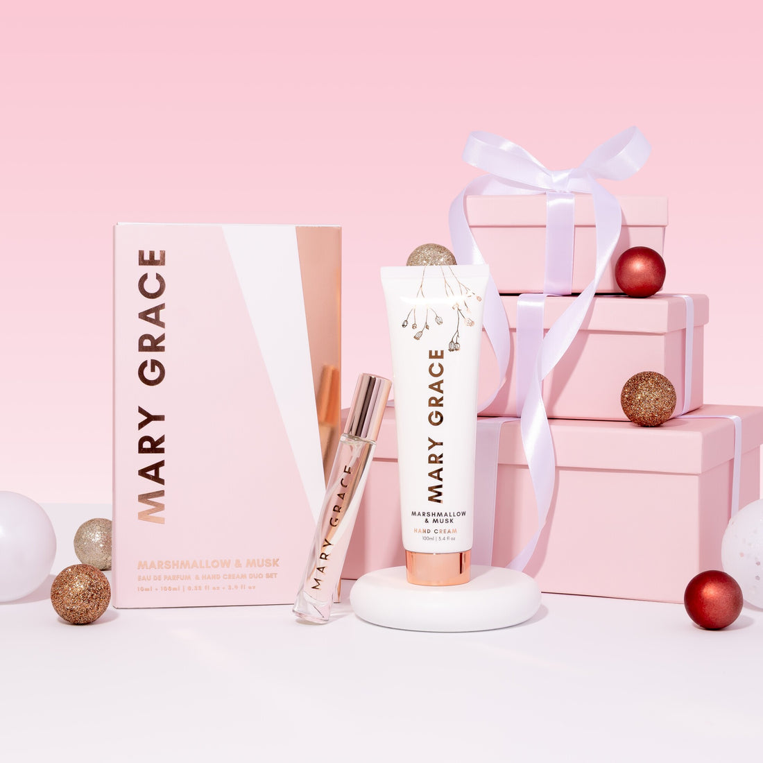 Marshmallow &amp; Musk Hand Cream &amp; Eau De Parfum Gift Set (4 Pack)