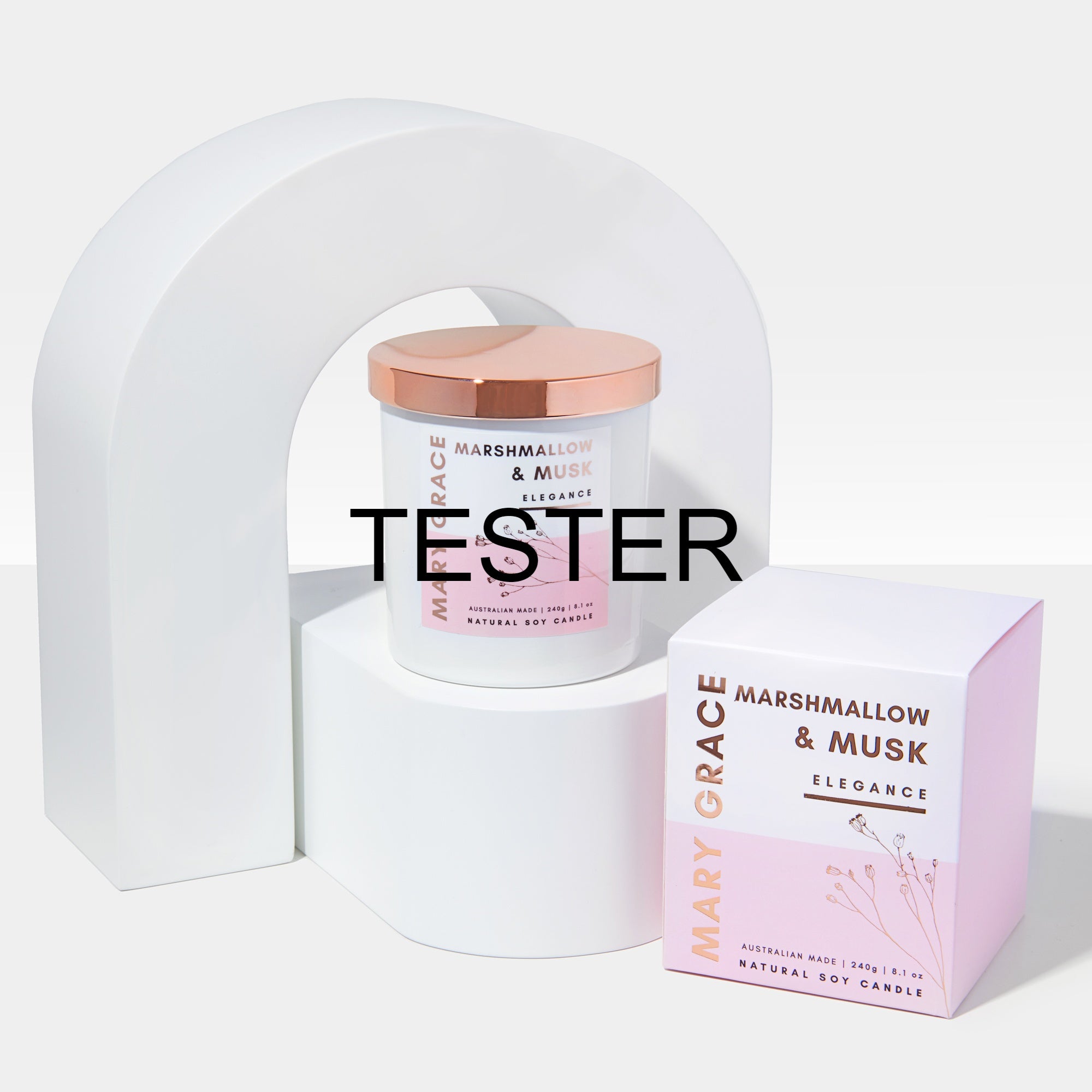 Marshmallow &amp; Musk Jar Candle TESTER