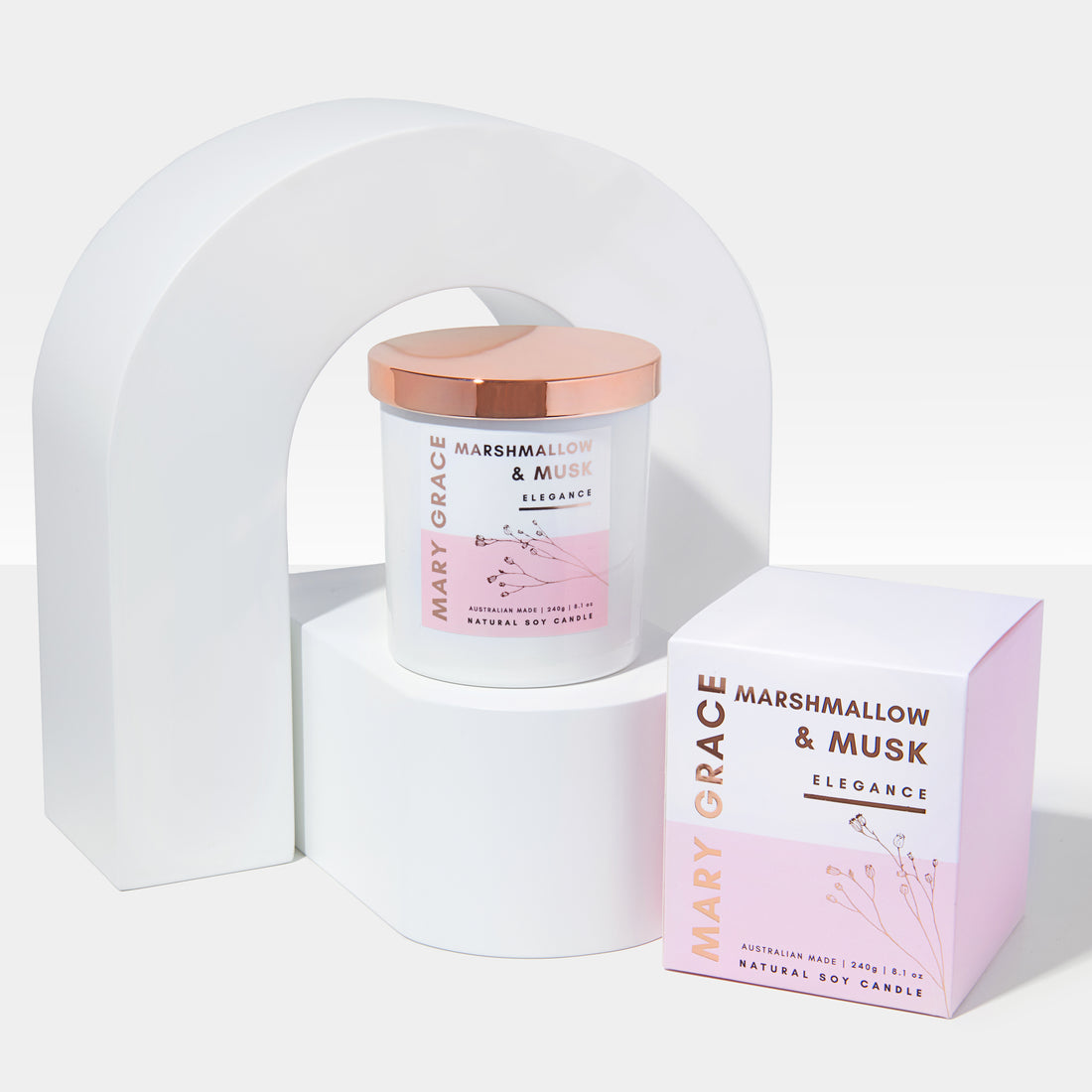 Marshmallow &amp; Musk Jar Candle (4 Pack)