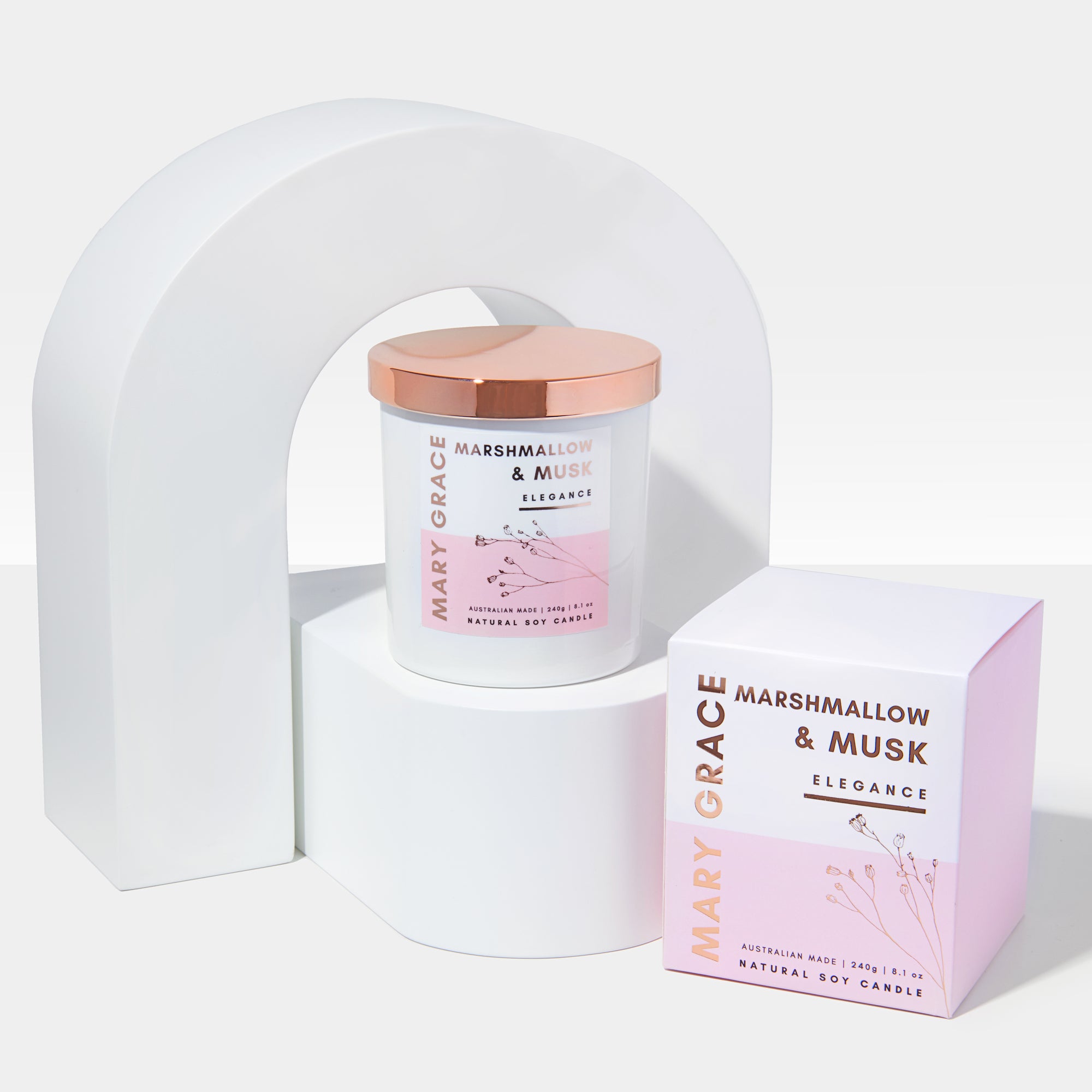 Marshmallow &amp; Musk Jar Candle (4 Pack)