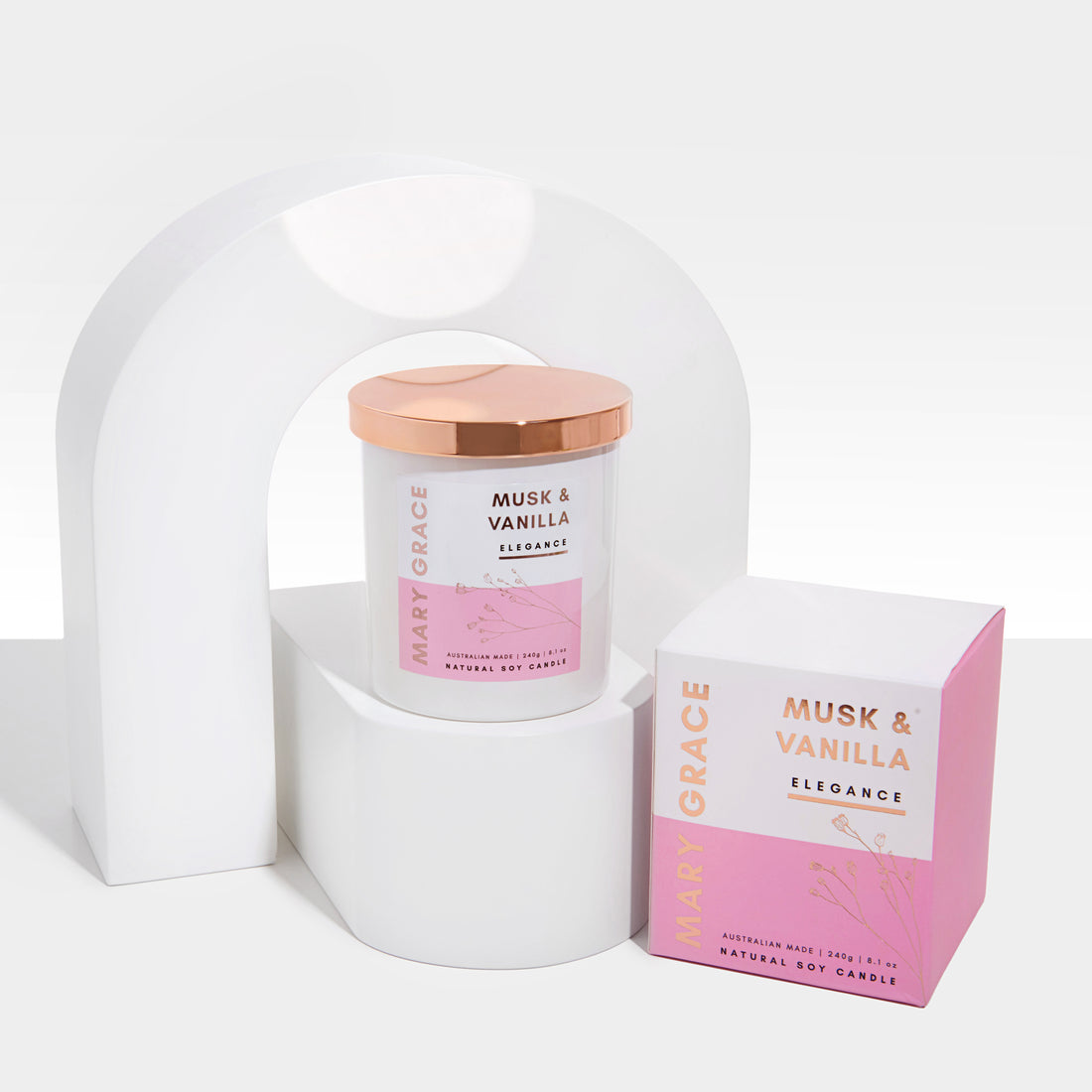 Musk &amp; Vanilla Jar Candle (4 Pack)