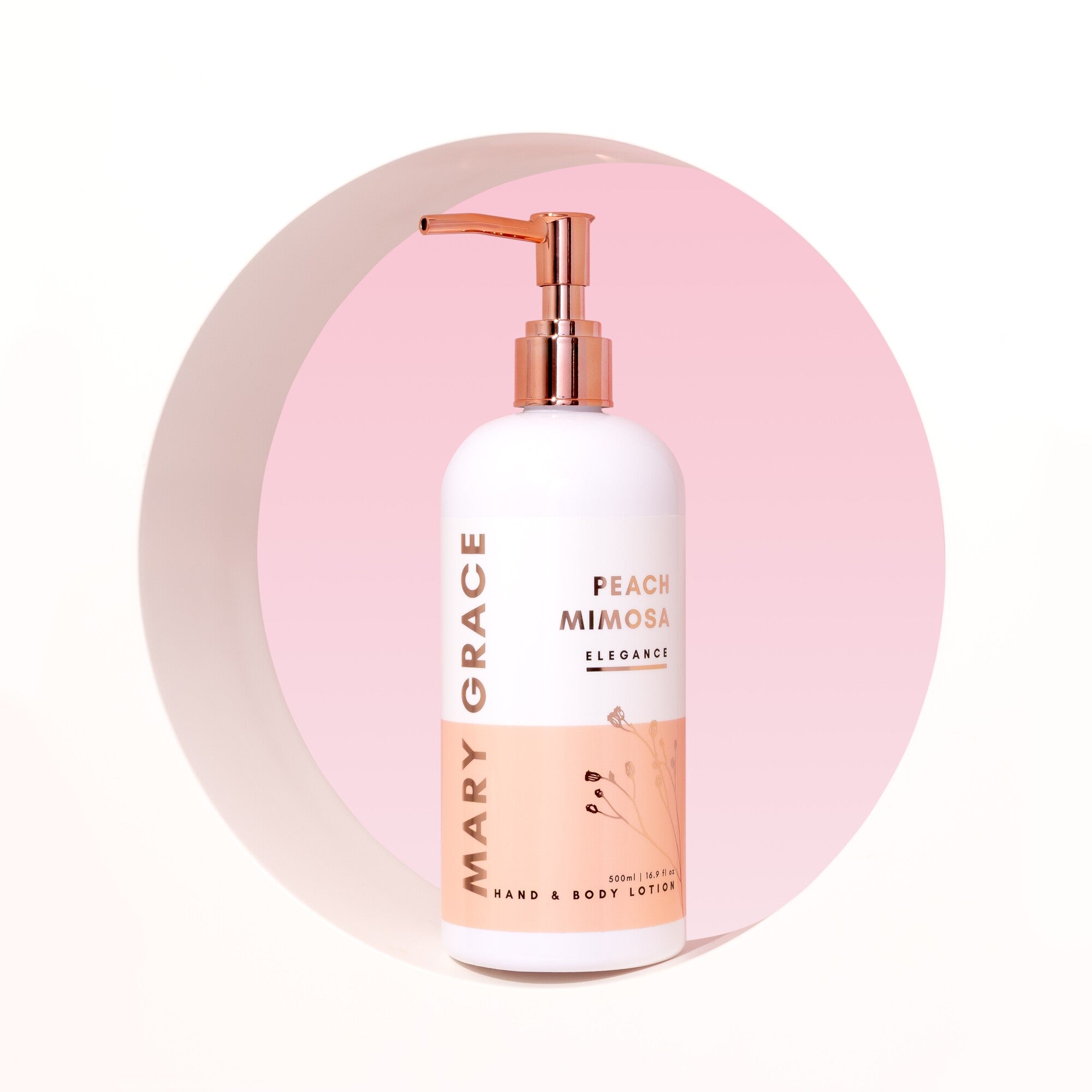 Peach Mimosa 500ml  Hand &amp; Body Lotion (4 Pack)