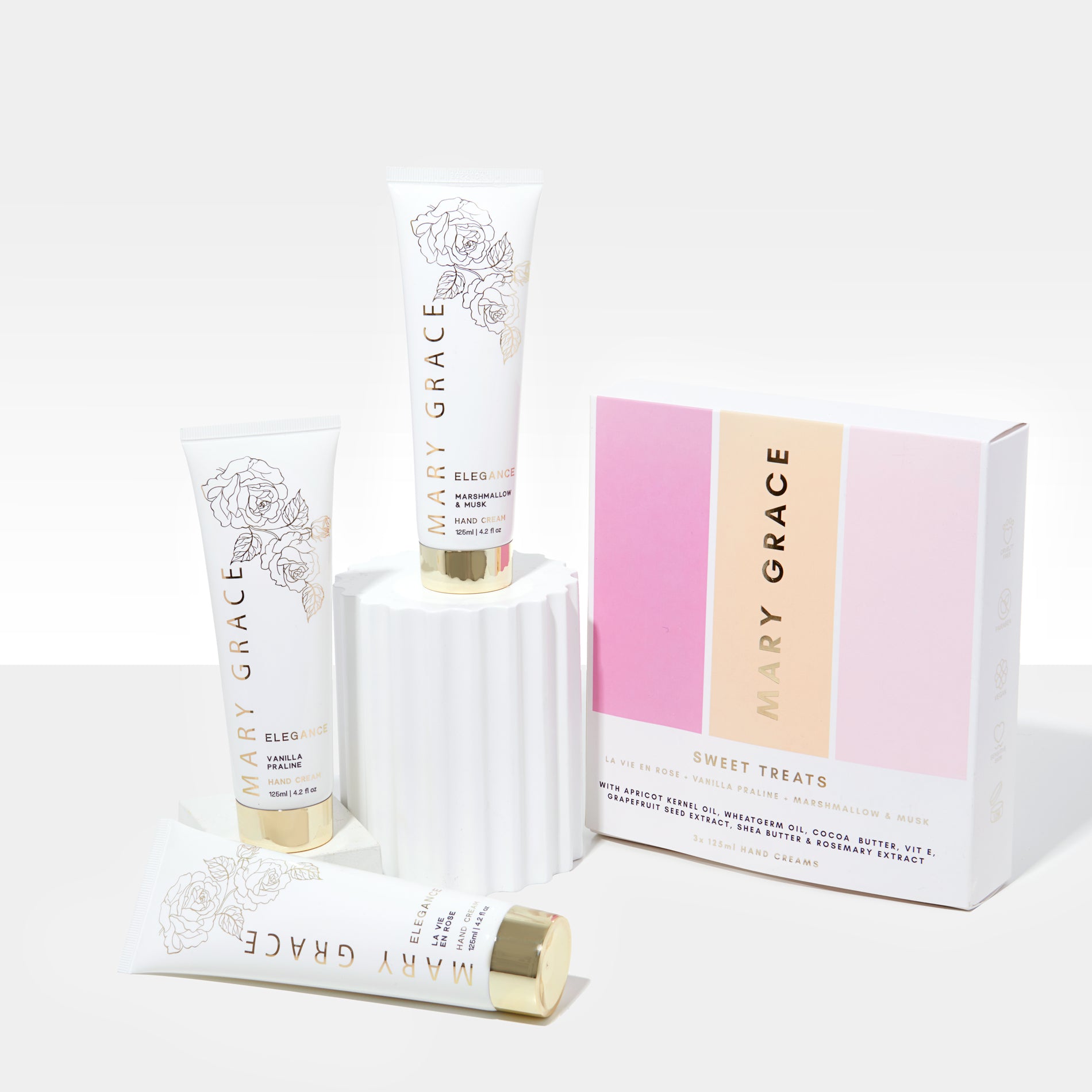 Sweet Treats Hand Cream Trio Set (4 Pack)