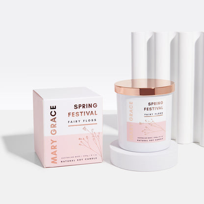 Spring Festival - Fairy Floss Jar Candle (4 Pack)