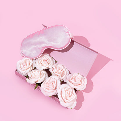 Luxe Satin Sleep Mask - Pink (4 Pack)